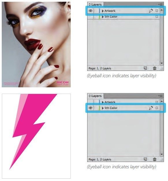 Setting Up White Colored Media