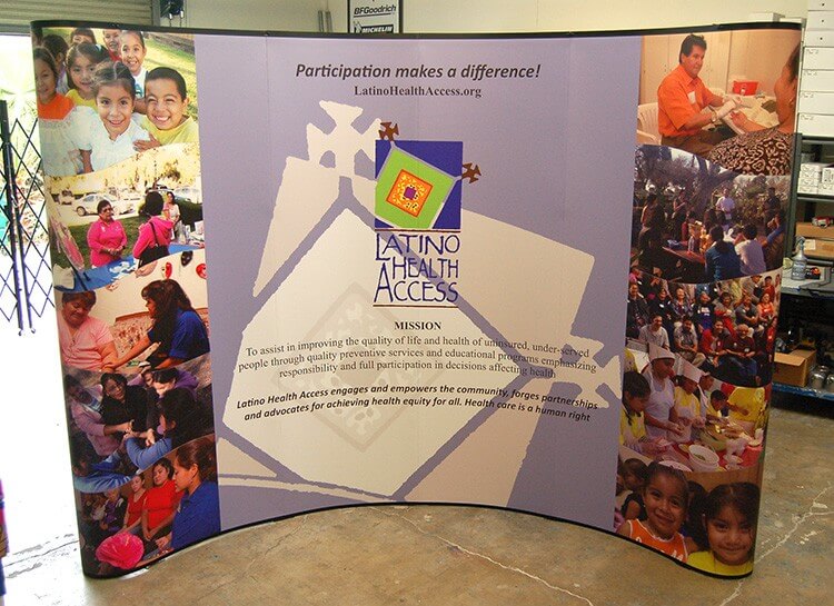 10 FT Curved Pop Up Display