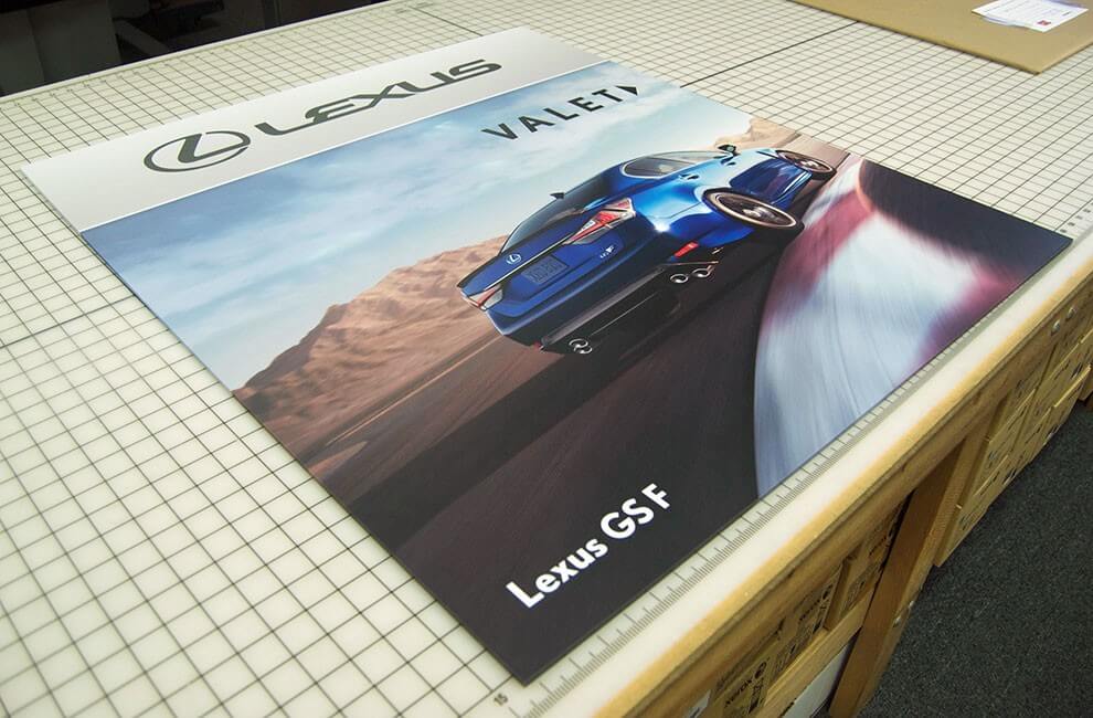 Lexus boards with wrapped edges